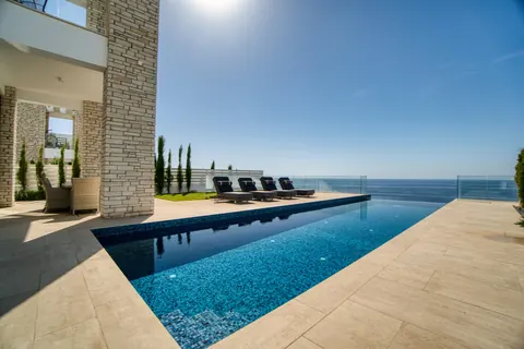 Luxury Villa Sea View Mountain View, 4 bedrooms in St. George Pegia Used for sale For Super Rich