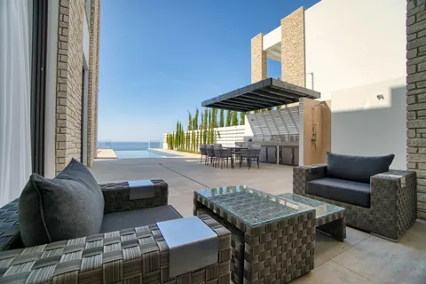 Luxury Villa Sea View Mountain View, 4 bedrooms in St. George Pegia available for sale For Super Rich