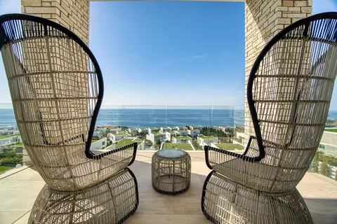 Luxury Villa Sea View Mountain View, 4 bedrooms in St. George Pegia ultra luxury for sale For Super Rich
