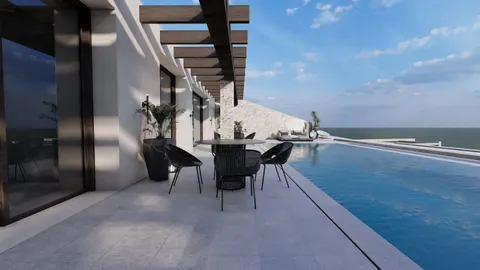 Luxury Villa Sea View Oniro Estate, 7 bedrooms in Mykonos image for sale For Super Rich