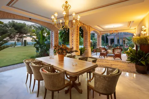 Luxury Villa Andalucia in gated community Home cinema, pool, several bedrooms in Marbella real estate for sale For Super Rich