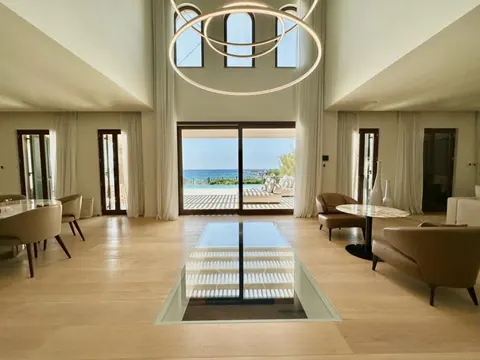 Luxury Villa Beach Front direct access to stunning Saint Raphael sandy beach, 4 bedrooms in Pyrgos Limassol ads for sale For Super Rich