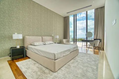 Elegant Villa Beach Front Sea View, 4 bedrooms in St. George Pegia price for sale For Super Rich