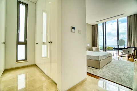 Elegant Villa Beach Front Sea View, 4 bedrooms in St. George Pegia value for sale For Super Rich