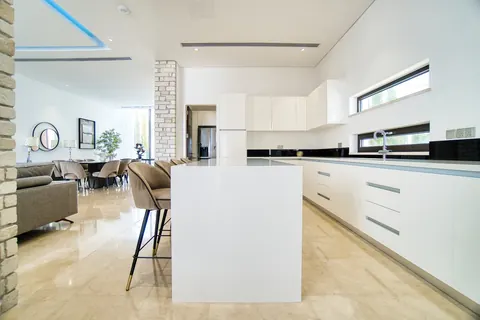 Elegant Villa Beach Front Sea View, 4 bedrooms in St. George Pegia image for sale For Super Rich
