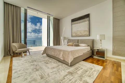Elegant Villa Beach Front Sea View, 4 bedrooms in St. George Pegia property for sale For Super Rich