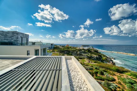 Modern Villa Beach Front Panoramic Sea views, 4 bedrooms in St. George Pegia Classified ads for sale For Super Rich