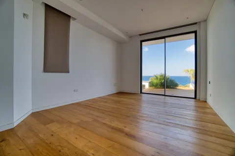 Modern Villa Beach Front Panoramic Sea views, 4 bedrooms in St. George Pegia deal for sale For Super Rich