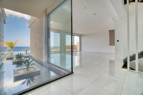 Modern Villa Beach Front Panoramic Sea views, 4 bedrooms in St. George Pegia ads for sale For Super Rich