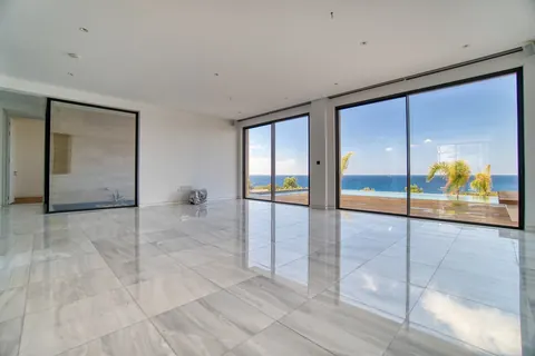 Modern Villa Beach Front Panoramic Sea views, 4 bedrooms in St. George Pegia photos for sale For Super Rich