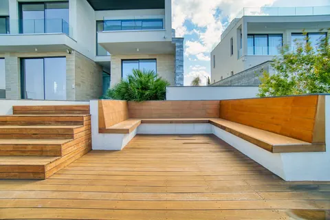 Modern Villa Beach Front Panoramic Sea views, 4 bedrooms in St. George Pegia 18521 for sale For Super Rich