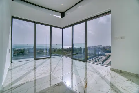 Architectural Villa Beach Front Stunning panoramic sea and mountain views, 7 bedrooms in Pegia - Coral Bay 37950 for sale For Super Rich