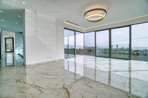 Architectural Villa Beach Front Stunning panoramic sea and mountain views, 7 bedrooms in Pegia - Coral Bay exclusive for sale For Super Rich