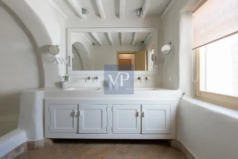 Architectural Villa Wild Blue private heated pool, panoramic views of the sea and sunset, 6 bedrooms in Tourlos - Mykonos deal for sale For Super Rich