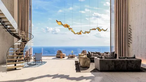 Luxury Penthouse Beach Front OWN THE SKY, 6 bedrooms in Limassol New for sale For Super Rich
