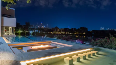 Luxury Villa Sector E overlooks one of the very best scenic views, 6 bedrooms in Emirates Hills - Dubai available for sale For Super Rich