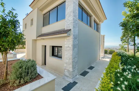 Luxury Villa stunning views of the city and the sea coast, Jacuzzi, 5 bedrooms in Panthea Limassol available for sale For Super Rich