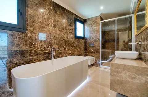 Luxury Villa stunning views of the city and the sea coast, Jacuzzi, 5 bedrooms in Panthea Limassol value for sale For Super Rich