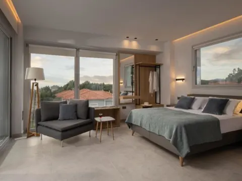 Modern Villa Panoramic View of sea and the forest, 4 bedrooms in Halkidiki ultra luxury for sale For Super Rich