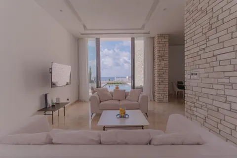 Luxury Villa Sea View Mountain View, 4 bedrooms in St. George Pegia available for sale For Super Rich