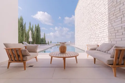Luxury Villa Sea View Mountain View, 4 bedrooms in St. George Pegia 41186 for sale For Super Rich
