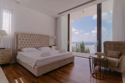 Luxury Villa Sea View Mountain View, 4 bedrooms in St. George Pegia ultra luxury for sale For Super Rich