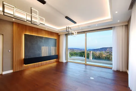 Elegant Villa Pietra Panoramic Sea and Mountain views, 8 bedrooms in Parekklisia Limassol image for sale For Super Rich