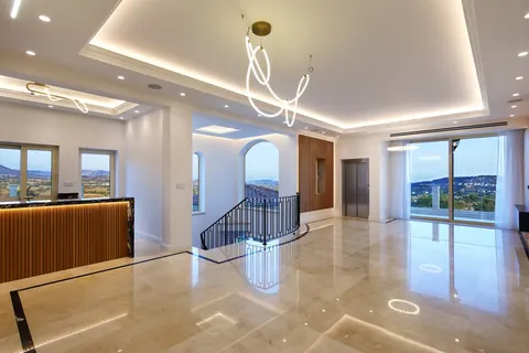 Elegant Villa Pietra Panoramic Sea and Mountain views, 8 bedrooms in Parekklisia Limassol photo for sale For Super Rich