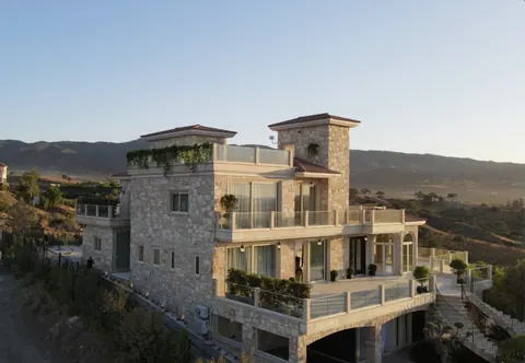 Elegant Villa Pietra Panoramic Sea and Mountain views, 8 bedrooms in Parekklisia Limassol Used for sale For Super Rich