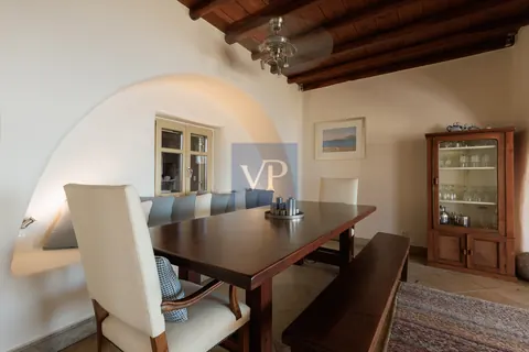 Architectural Villa Wild Blue private heated pool, panoramic views of the sea and sunset, 6 bedrooms in Tourlos - Mykonos best for sale For Super Rich
