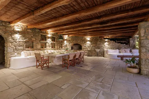 Luxury Villa Sea Salt mountain and panoramic sea view, 5 bedrooms in Tourlos - Mykonos price for sale For Super Rich