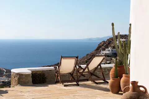 Luxury Villa Sea Salt mountain and panoramic sea view, 5 bedrooms in Tourlos - Mykonos property for sale For Super Rich