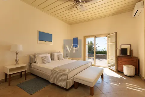 Architectural Villa Wild Blue private heated pool, panoramic views of the sea and sunset, 6 bedrooms in Tourlos - Mykonos value for sale For Super Rich