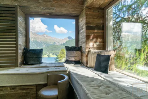 Luxury Chalet Mountain View historical ones Tinus, 7 bedrooms in St-Moritz property for sale For Super Rich