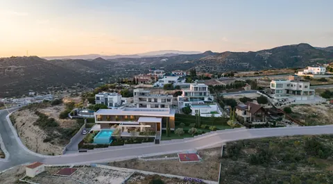 High-end Villa Panoramic View Opalia Hills, 4 bedrooms in Limassol top for sale For Super Rich