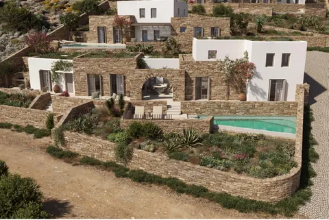 Modern Villa Panoramic View Sea View, 3 bedrooms in Agios Georgios