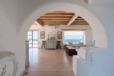 Luxury Villa Sea Salt mountain and panoramic sea view, 5 bedrooms in Tourlos - Mykonos luxury for sale For Super Rich
