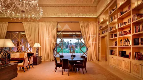 Palace House Tennis court rose garden, lake, cascade, 11 bedrooms in Marrakech MZIIN754 for sale For Super Rich