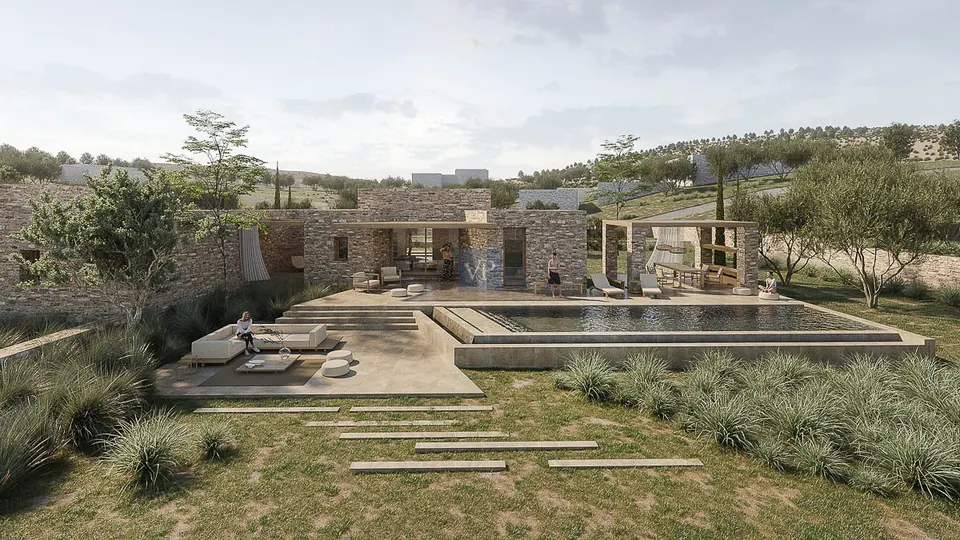 Architectural Villa Océane sea views, 3 bedrooms in Paros for sale For Super Rich Architectural Villa Océane sea views, 3 bedrooms in Paros for sale For Super Rich