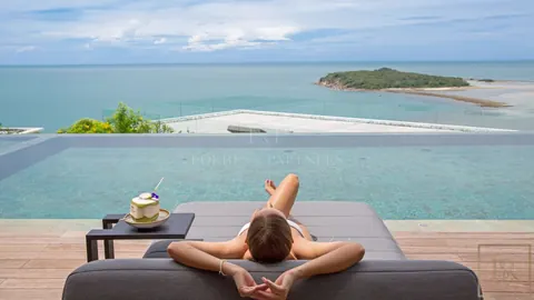 Luxury Villa Surin & sea view 4 levels & home cinema, 9 bedrooms in Choeng Mon - Ko Samui 82624106 for sale For Super Rich
