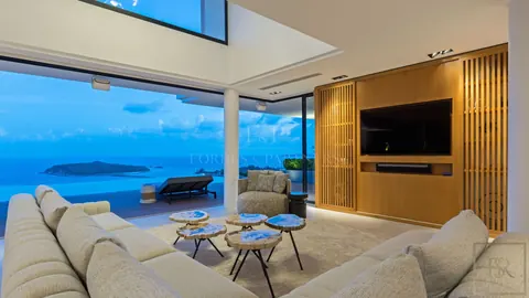 Luxury Villa Surin & sea view 4 levels & home cinema, 9 bedrooms in Choeng Mon - Ko Samui price for sale For Super Rich