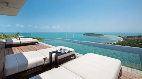 Luxury Villa Surin & sea view 4 levels & home cinema, 9 bedrooms in Choeng Mon - Ko Samui luxury for sale For Super Rich