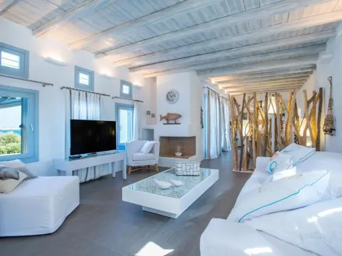 Luxury Hotel Beach Front Panoramic View, 16 bedrooms in Paros deal for sale For Super Rich