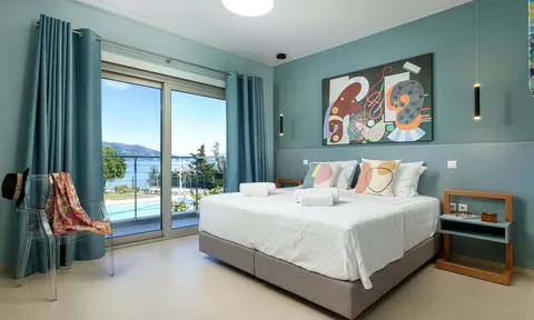 Premium Villa Private beach with direct access Beachfront, 8 bedrooms in Corfu price for sale For Super Rich