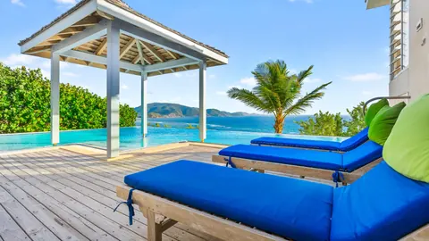 Traditional Villa Red Rock  Panoramic Caribbean Ocean & Mountain views, 3 bedrooms in Virgin Gorda price for sale For Super Rich