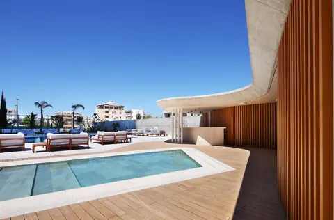 Luxury Apartment Beach Front Sea View, 2 bedrooms in Limassol