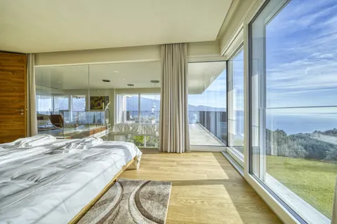 Design Villa Panoramic View Lake View, 4 bedrooms in Tignale - Lake Garda image for sale For Super Rich