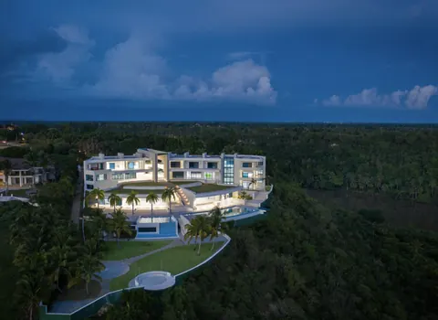 Luxury Villa Incredible swimming pool shape Ocean view, 10 bedrooms in CASA DE CAMPO - LA ROMANA buy for sale For Super Rich