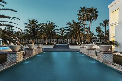Modern Villa Hermes Tennis court, 8 bedrooms in Marbella property for sale For Super Rich