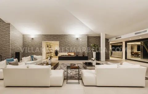 Modern Villa Hermes Tennis court, 8 bedrooms in Marbella luxury for sale For Super Rich